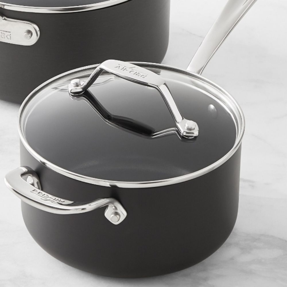 All-Clad HA1 Essentials Non-Stick 2.5QT Saucepan w/Lid